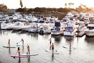 Pirate Coast Paddle paddle boarding in Newport Beach